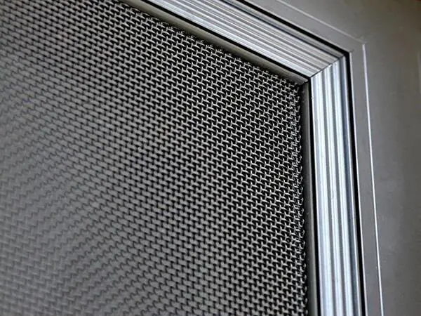 Stainless steel mesh security door mesh