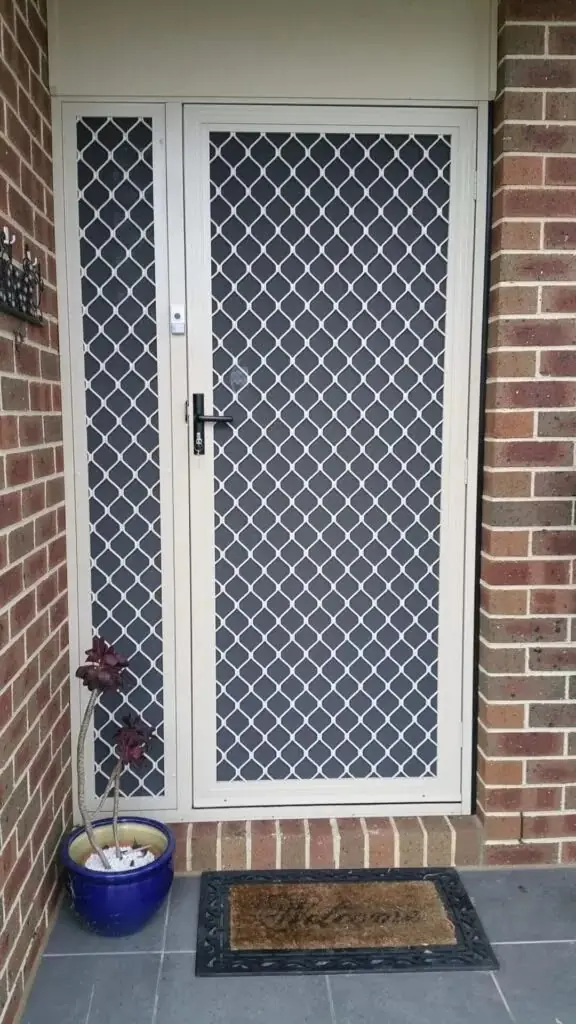 Single & double diamond grille security door mesh