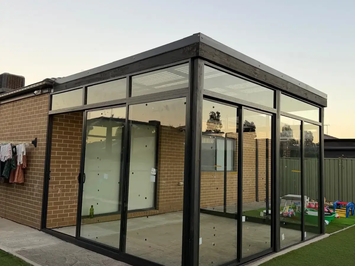 Alfresco Enclosures — Luxenest Blinds & Doors, Melbourne